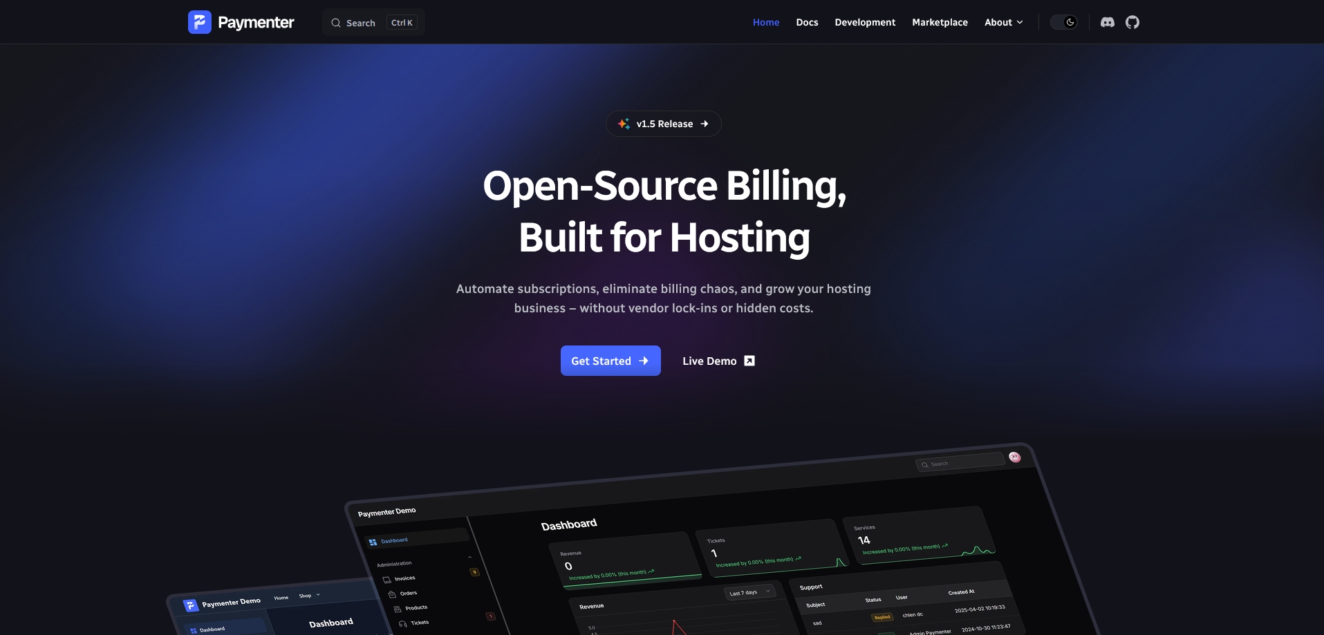 Paymenter Themes & Extensions