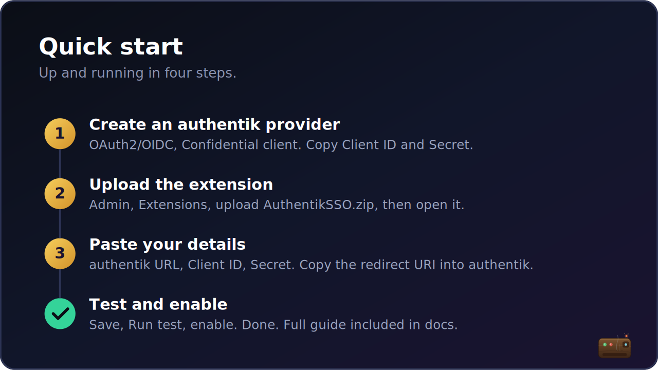 Paymenter Authentik Extension Quickstart